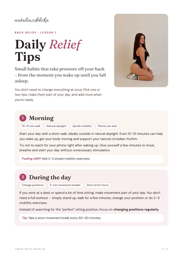 Daily Relief Tips PDF