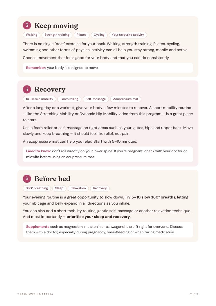Daily Relief Tips PDF, page 2